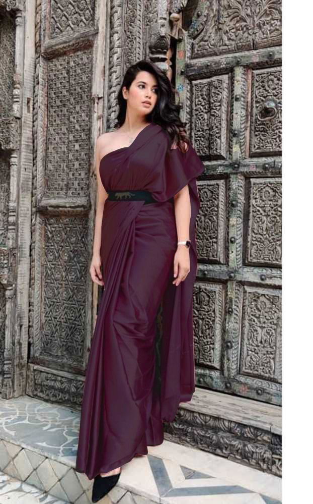 Siya 1 Colors Party Wear Sarees Catalog